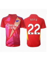 Moške Nogometnih dresov Arsenal David Raya #22 Vratar Gostujoči 2024-25 Kratki rokavi